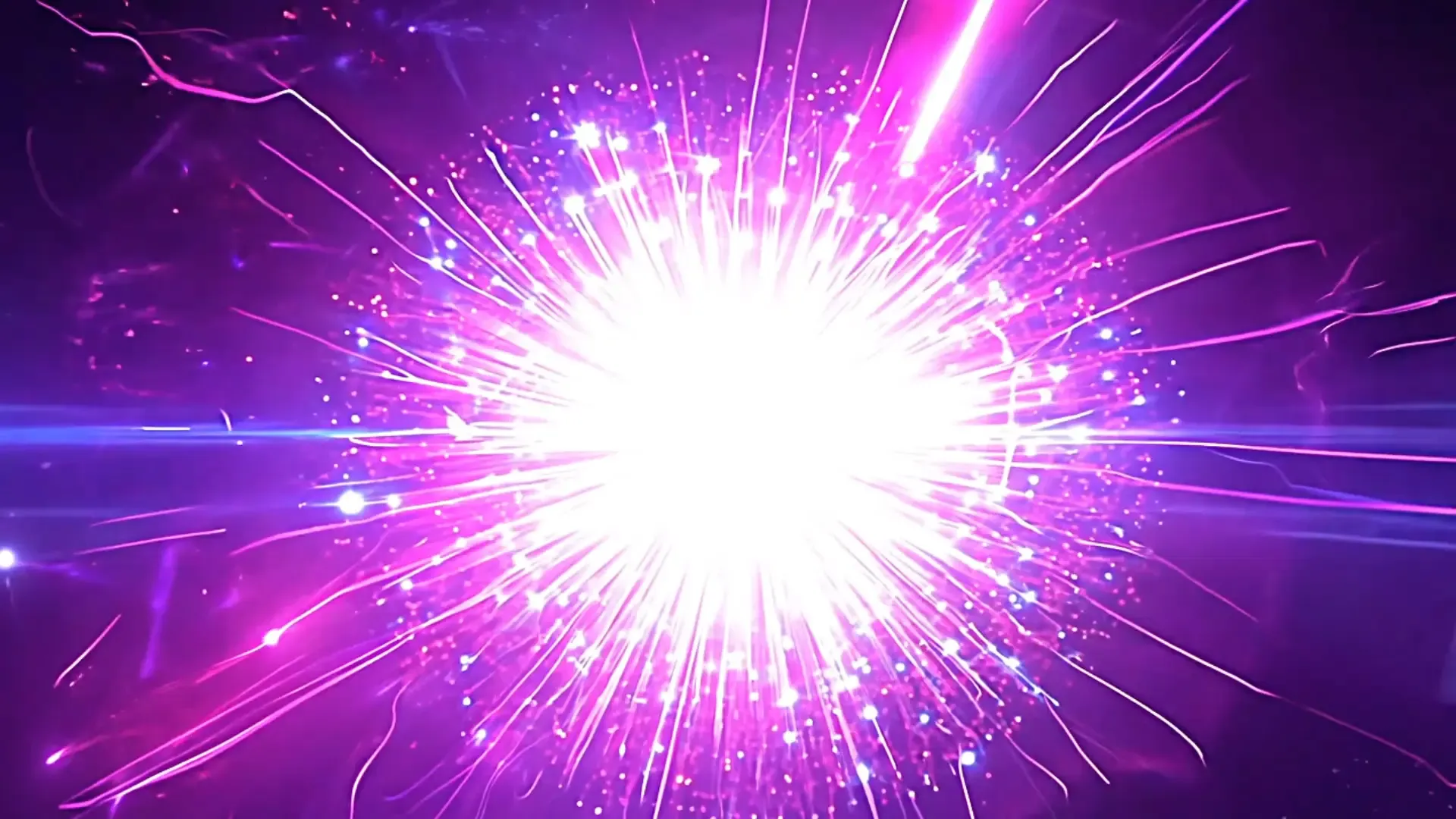 Purple Supernova Explosion Overlay for Futuristic Logo Animation Projects